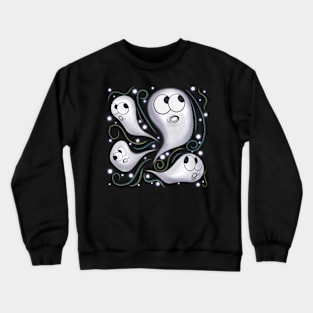 Spooky Cute Ghosts/Ghouls Crewneck Sweatshirt